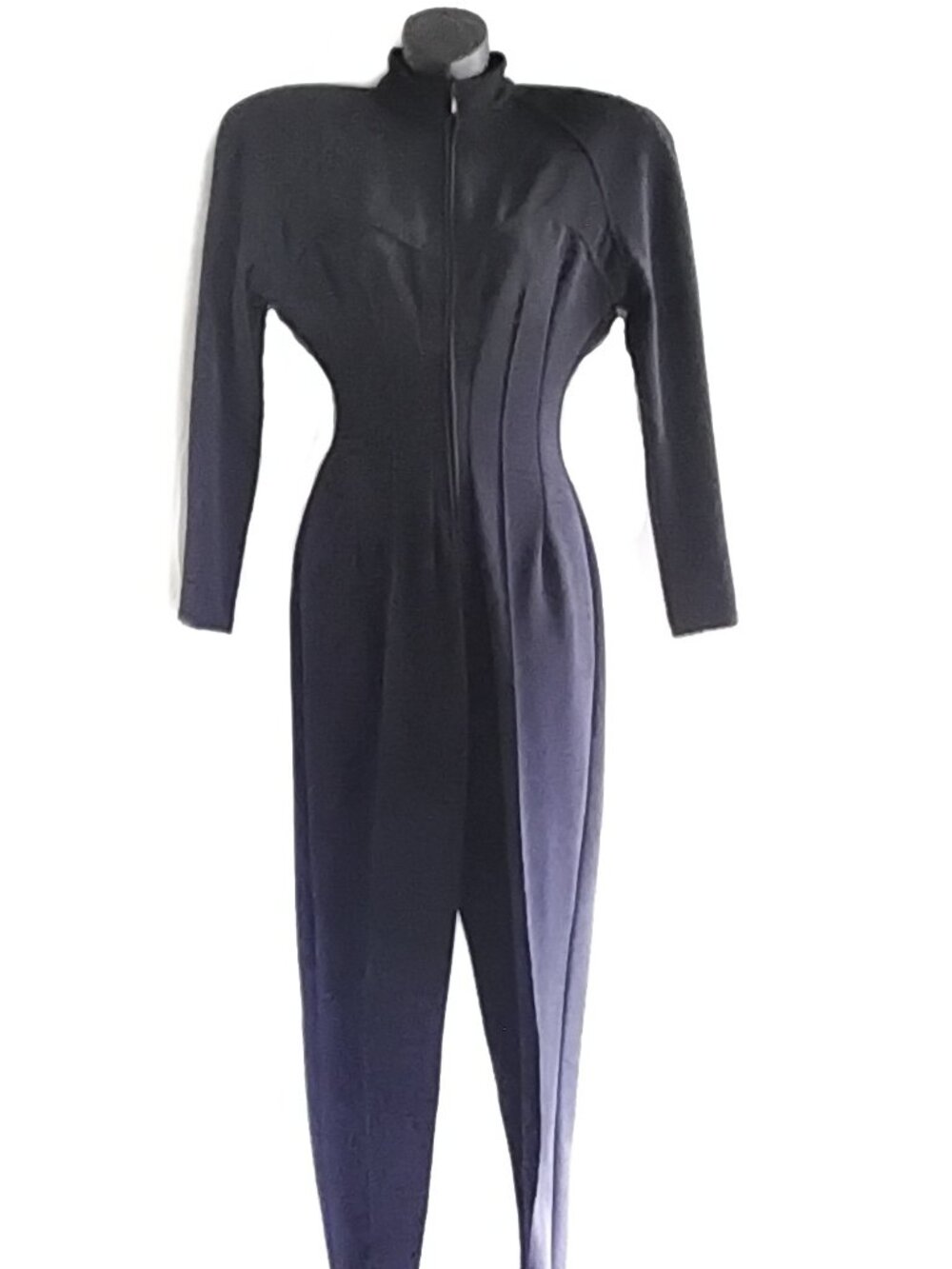 80s Catsuit Bodysuit High Fashion Elegant Sexy Lycra Tight Vixen Jumpsuit